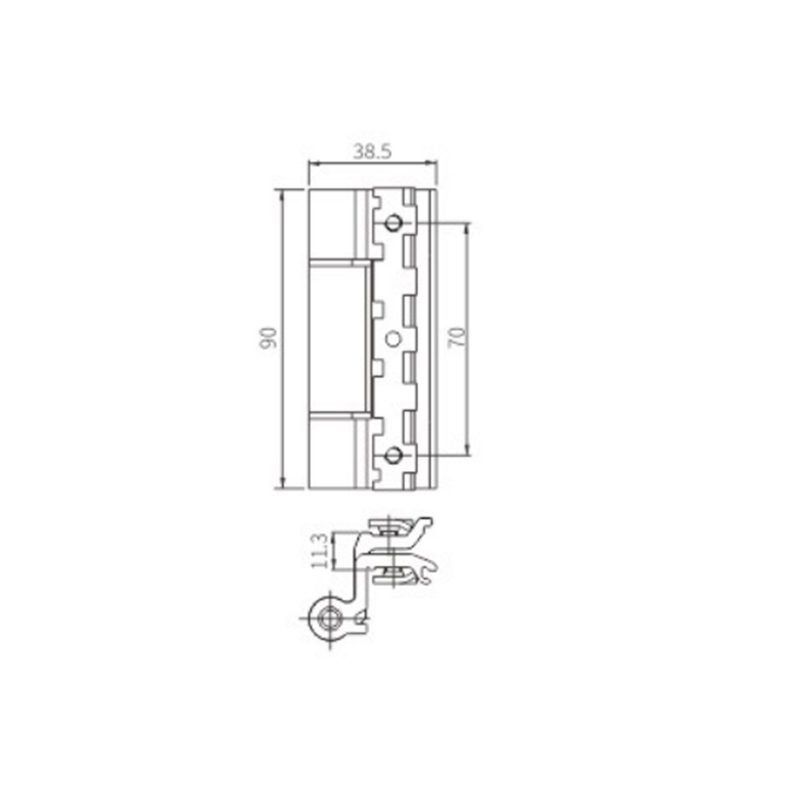 Casement Door Adjustable Hinge JX136