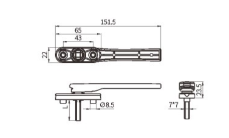 Lockable handle CZ21