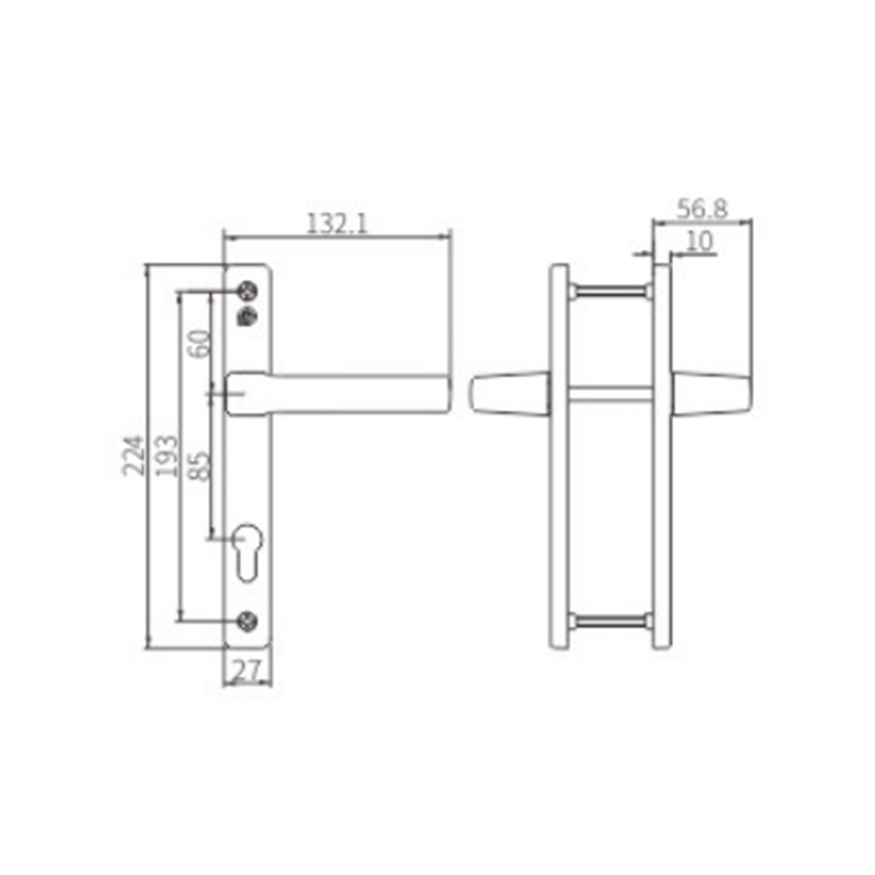 Casement Door Handle CZM32A