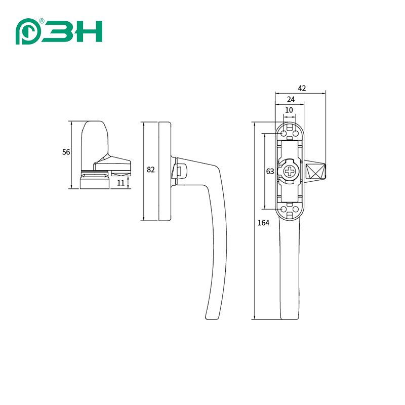 Window Camlock Handle ZY23