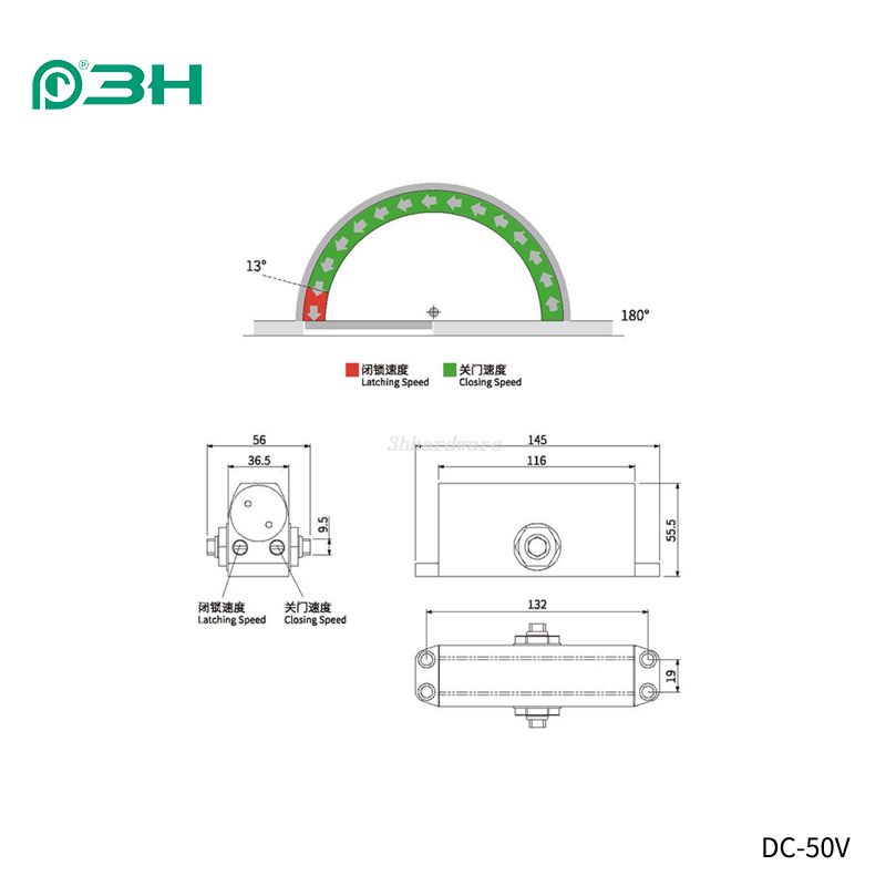 Surface-mounted Door Closer 