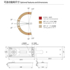 Glass Door Fitting Floor Spring B-868