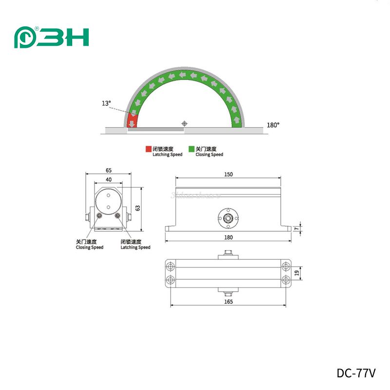 Surface-mounted Door Closer 