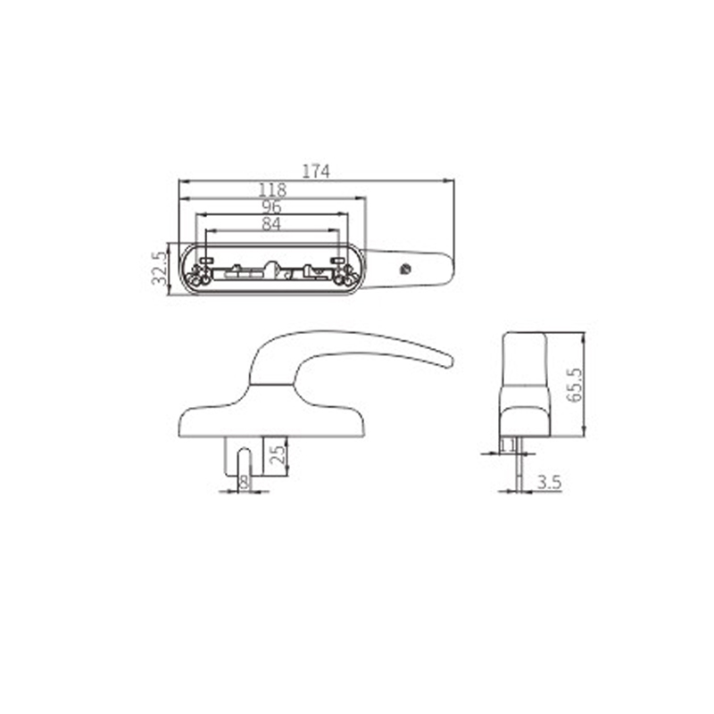  Fork handle CZH16