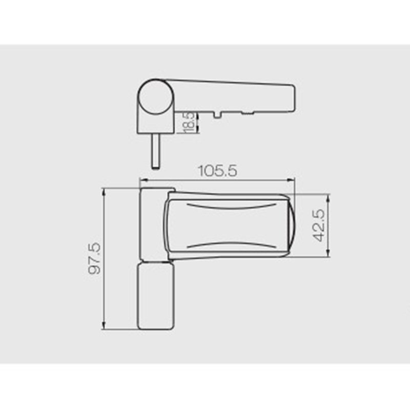 Factory price aluminum alloy UPVC casement door 3D hing PJH11 32