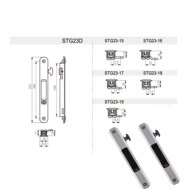 Sliding Window And Door Sliding Door Latch Lock Hardware Accessories STG23 