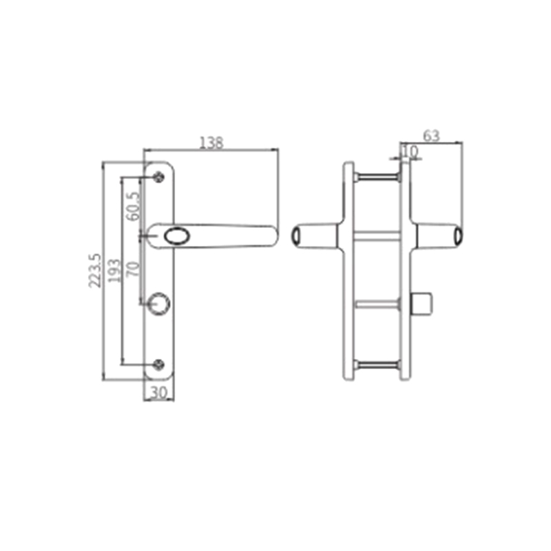 Door handle CZM30B