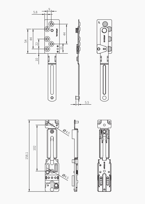 Concealed Anti-off Safety Lock AFS03L