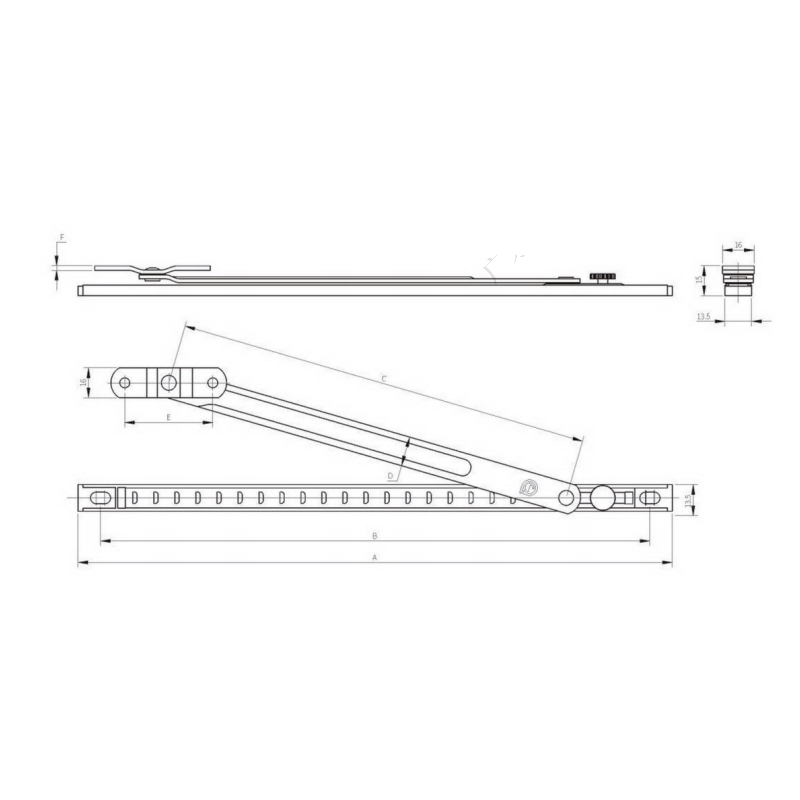 Limiter Stay PDE10-14