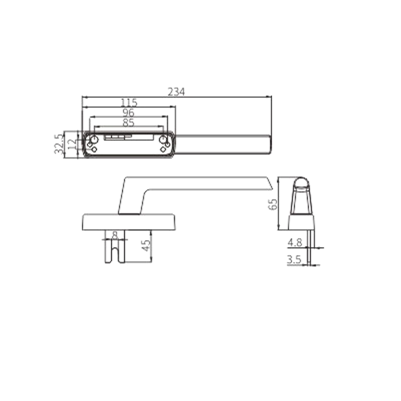 Fork handle CZH45A