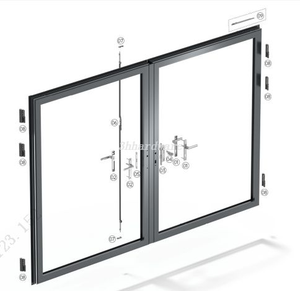 Aluminum Swing Door Hardware System 