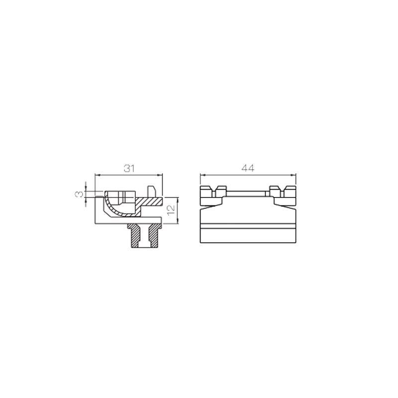 UPVC Window Middle Lock Buckle PJK03