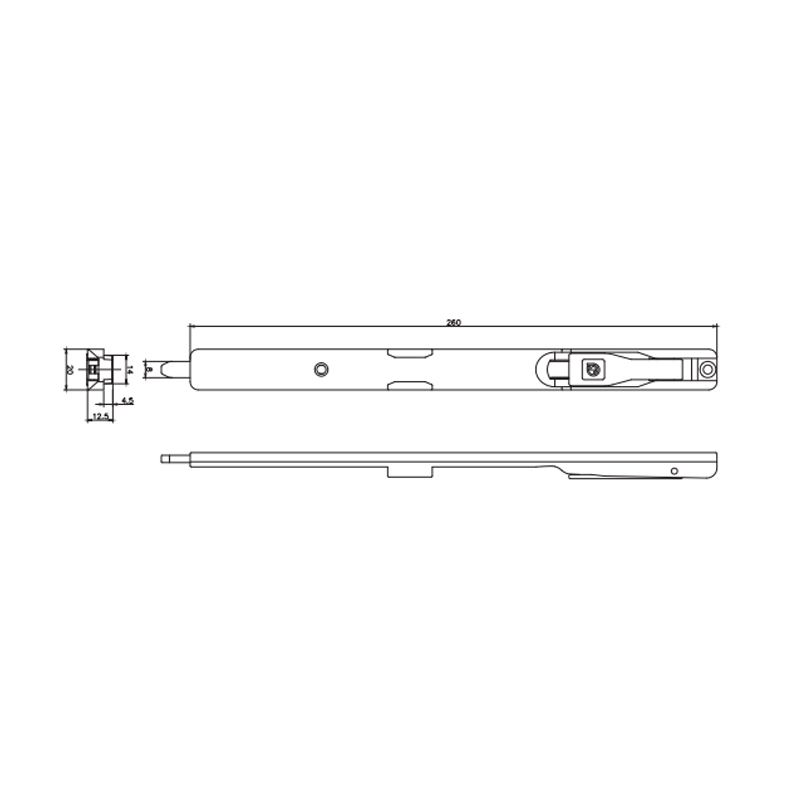 Flush Bolt MX05