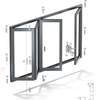 Bi-Fold Door Hardwarew ZDMQ01