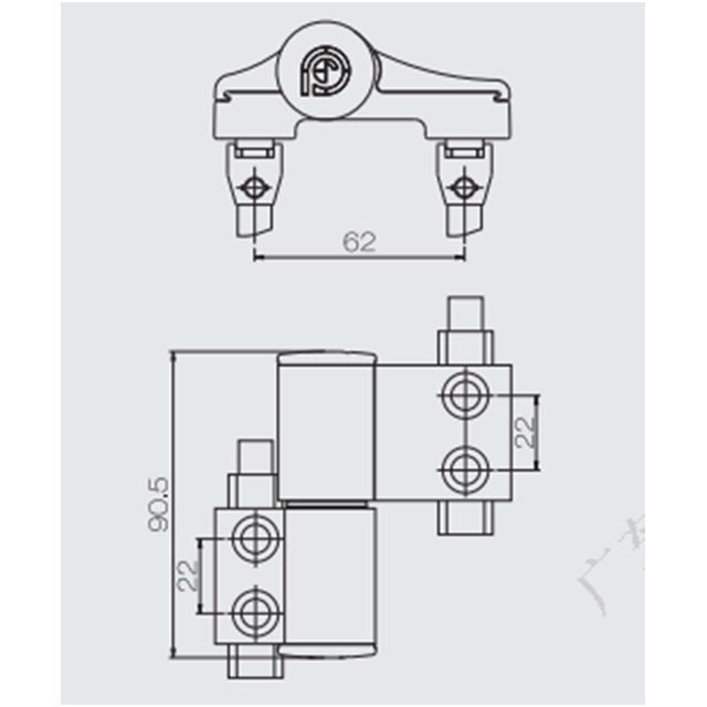 Casement Door 3D Hinge JX112