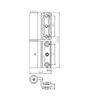 Window hinge JX67F