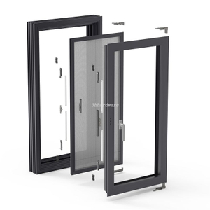 Inner Glass Outer Screen Integrated Swing Window System