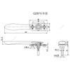 Aluminum alloy casement window multi-point lockable handle CZ57