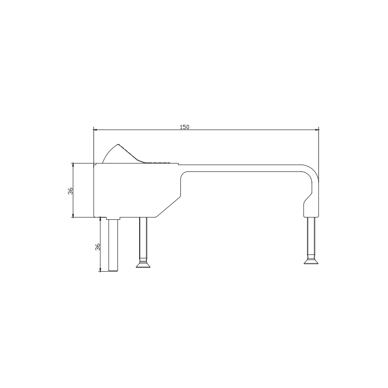 Casement Window Handle T146