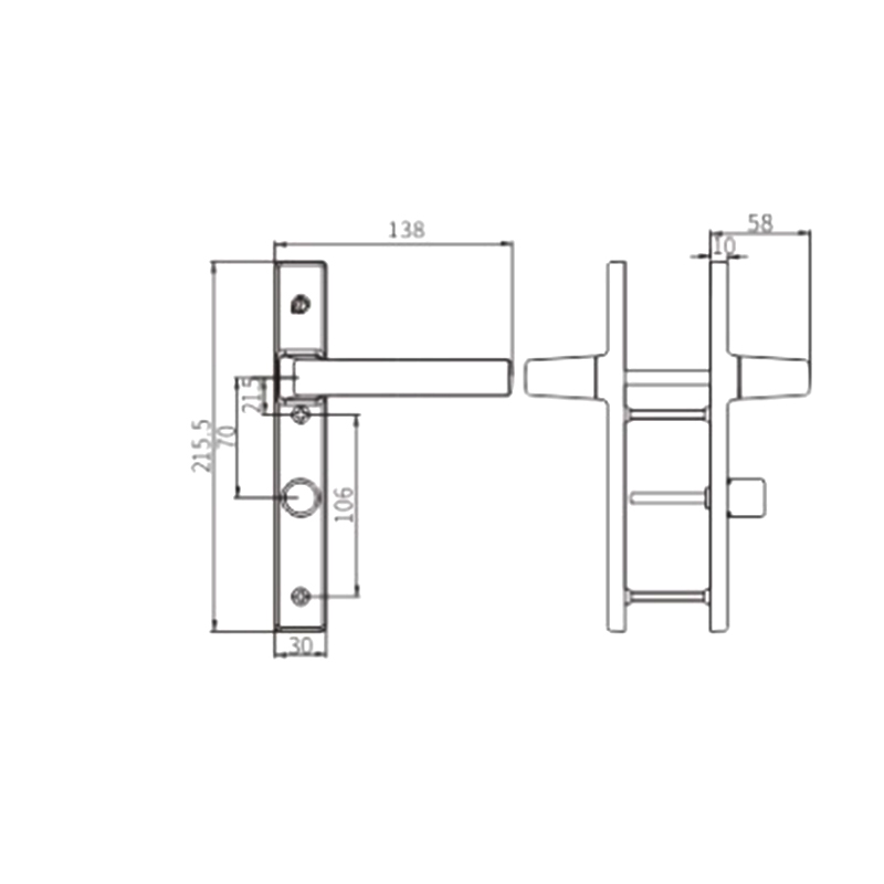 Door handle CZM23B