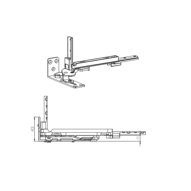 UPVC Window Hinge PJYC02