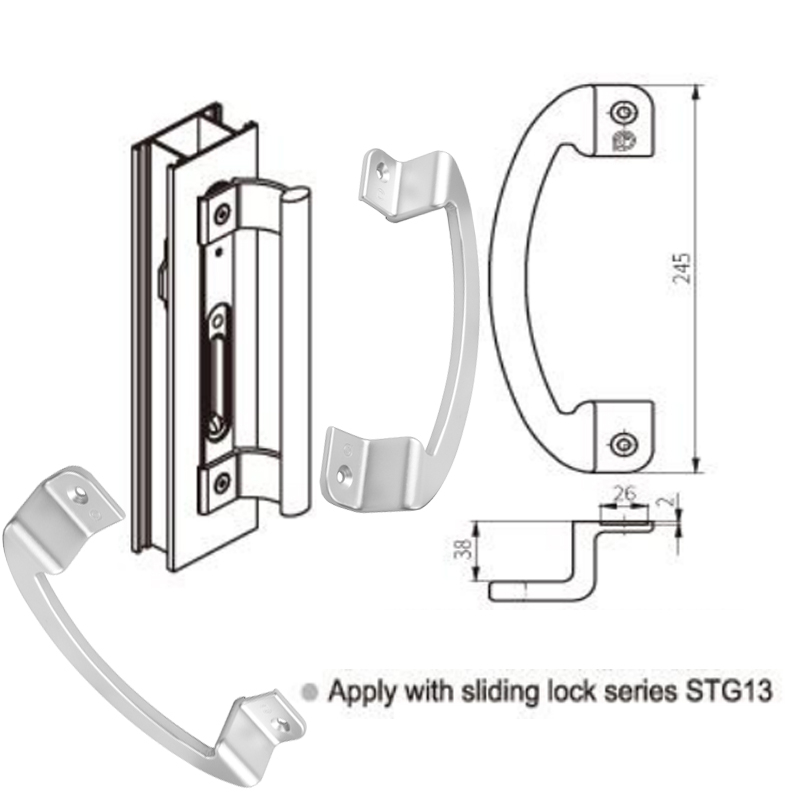 Sliding Lock Handle STG13P 