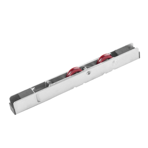 Carbon Steel Double Nylon Roller for Sliding Windows PLTS02-AS