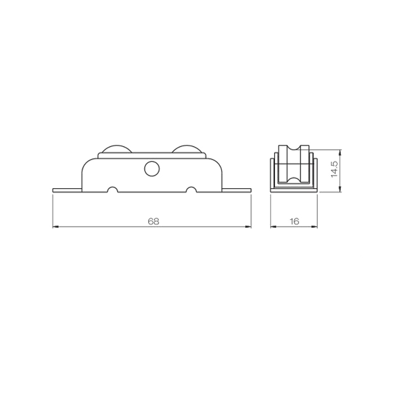 Sliding Window Double Roller PLBS03B-AS