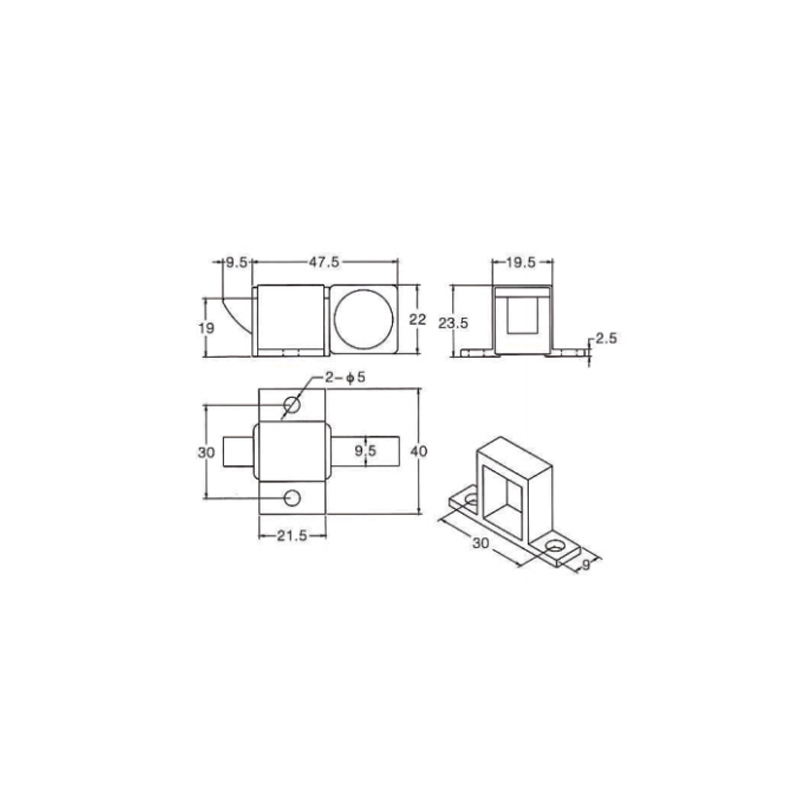 Best Price Casement Window Flush Bolt MX507B