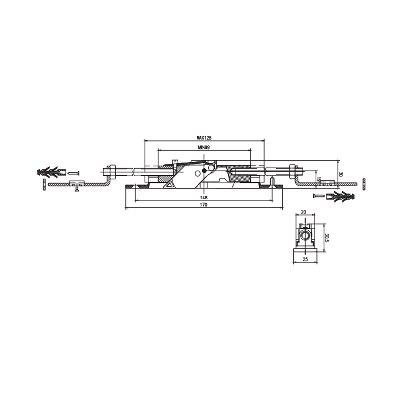 Flush Bolt CX06A