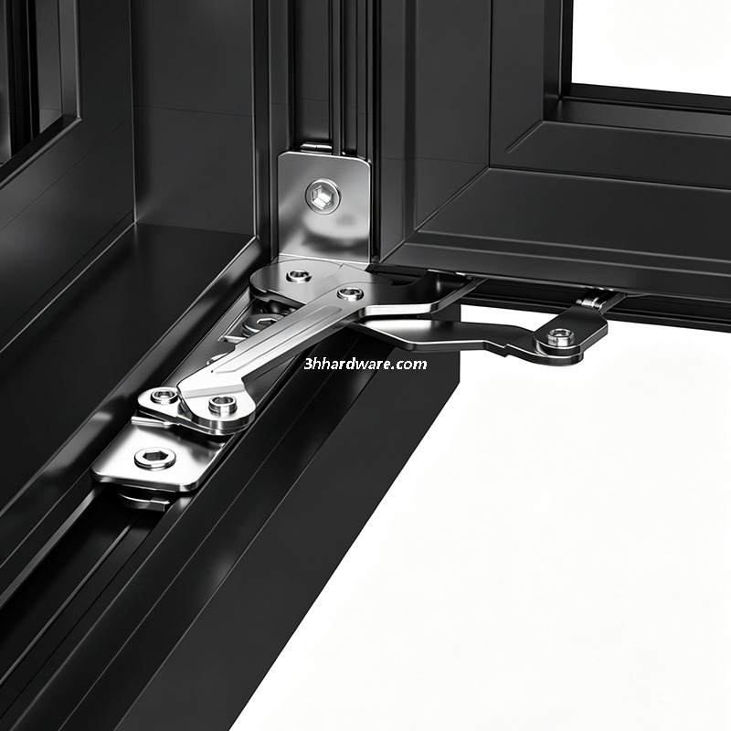 Inner Glass Outer Screen Integrated Swing Window System